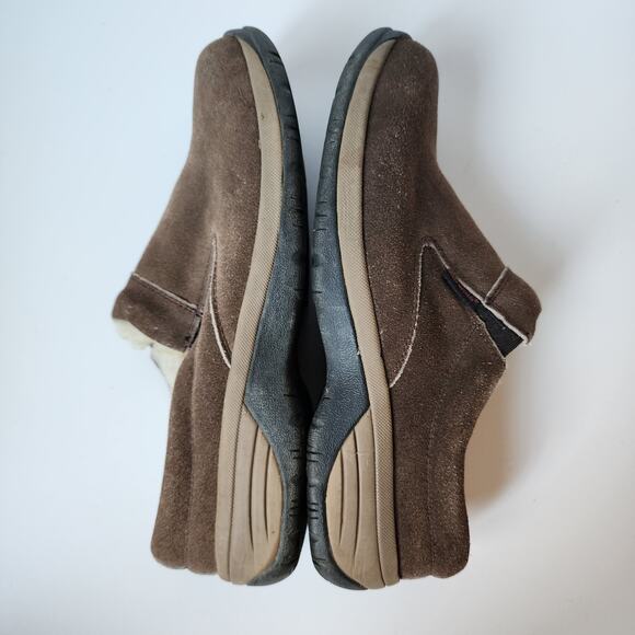 Red Wing Slippers Mens Size 10 Chocolate Alpine II 97524 Sherpa Slip On Shoes - Picture 9 of 11